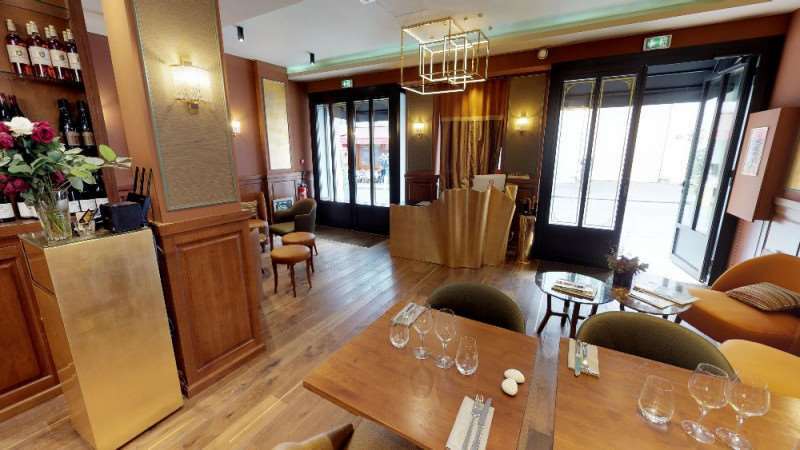 Mom'Art Hotel Париж Ресторан фото